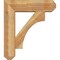 Ekena Millwork Westlake Craftsman Rough Sawn Bracket w/ Offset Brace, Western Red Cedar, 8"W x 28"D x 32"H BKT0806X28X32WTL04RWR - alternate 3